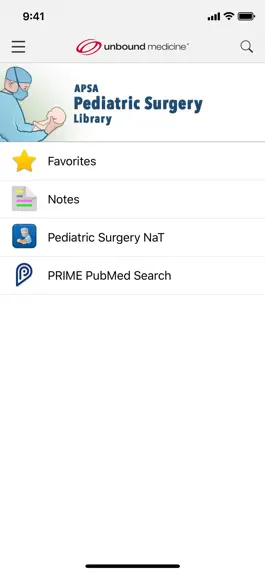 Game screenshot APSA Pediatric Surgery Library mod apk