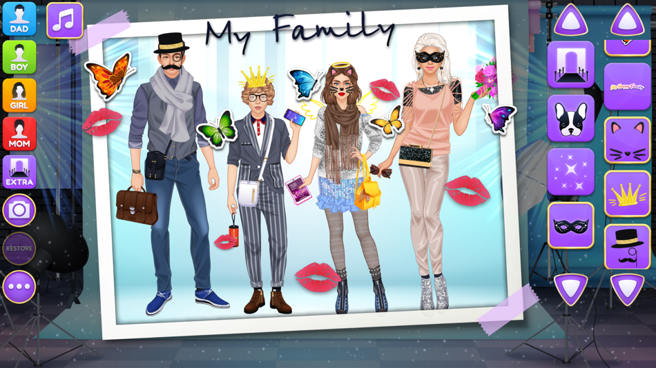 Superstar Family Dress Up Game - 1.6 - (iOS)