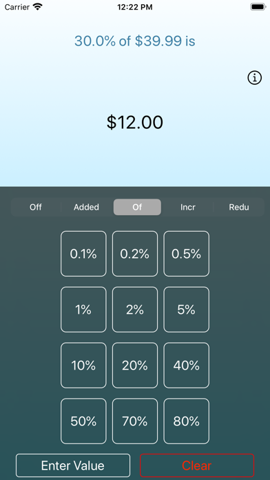 Devalluator Calculation Tool iPhone screenshot 4 - Finance app