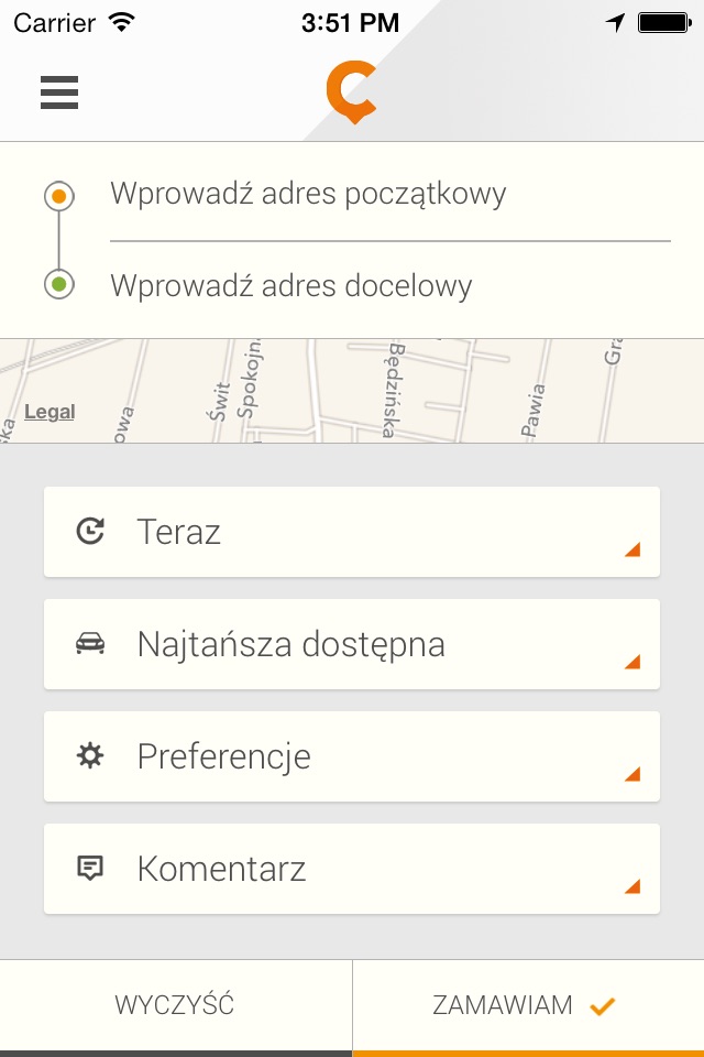 CAB4YOU – Taxi w smartfonie screenshot 4