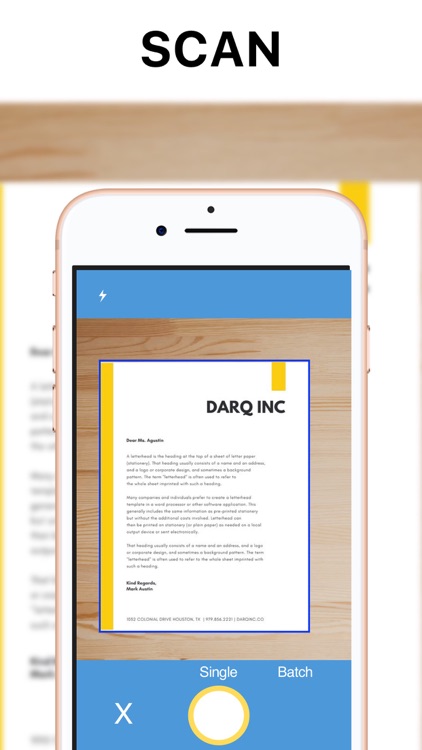 Pop Scanner - PDF scan email