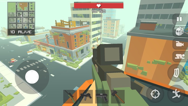Pixel Battle Royal Shooter 3D screenshot-0