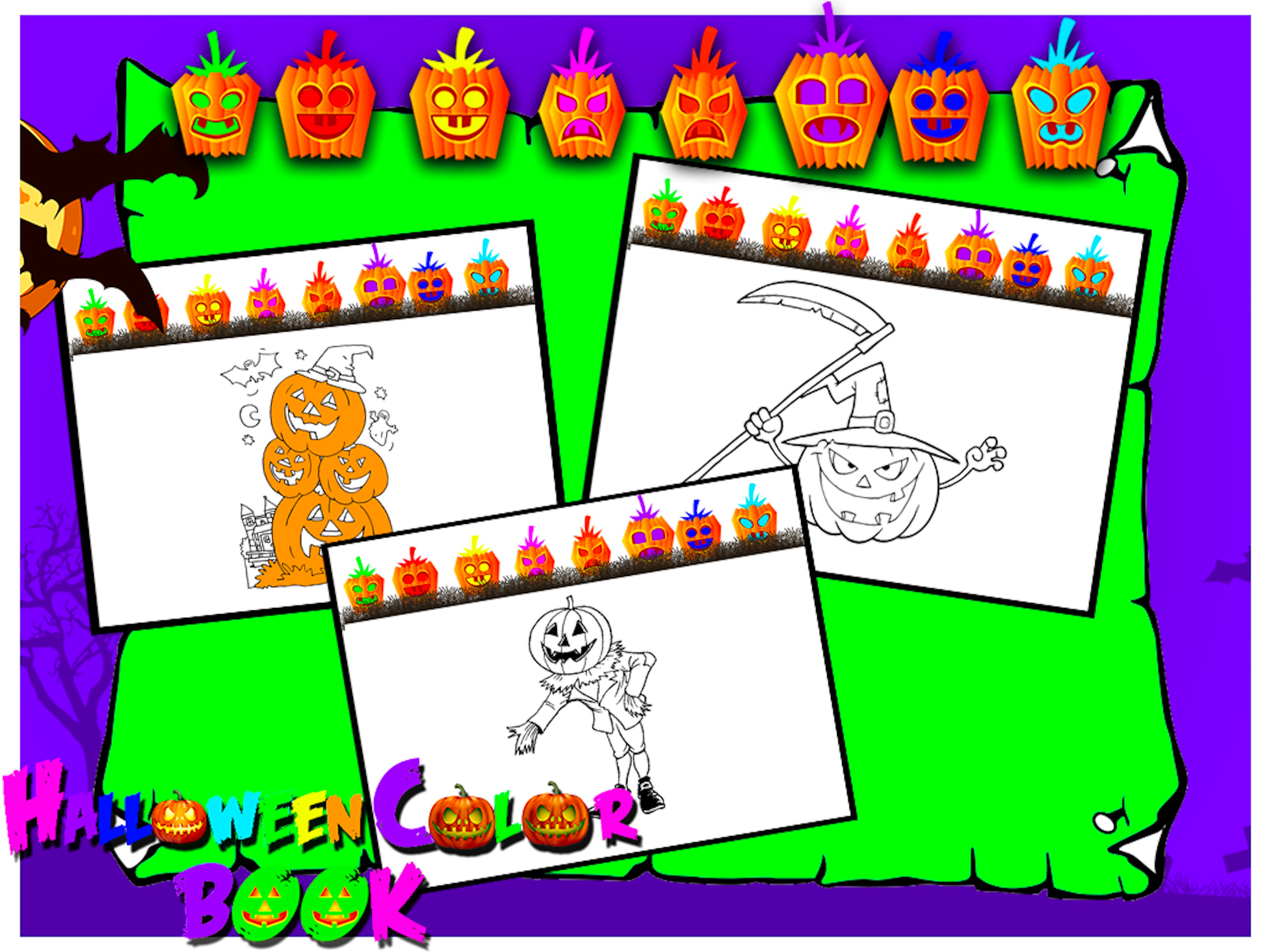 Halloween Coloring Pages Game screenshot 4