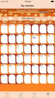WomanLog Pregnancy Calendar iphone bilder 0