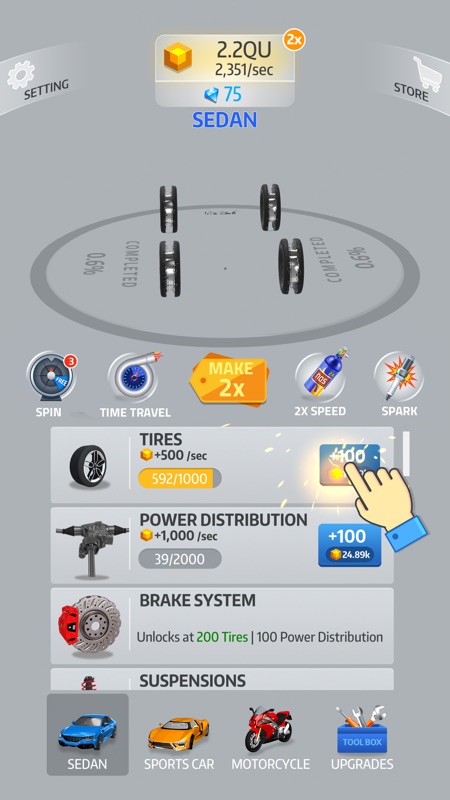 Idle Car ! screenshot 2