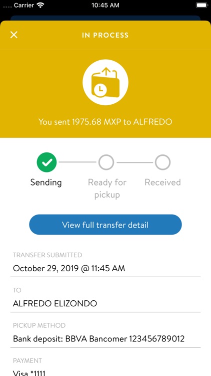 BBVA Transfer Services screenshot-5