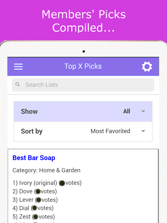 Screenshot #4 pour Top X Picks