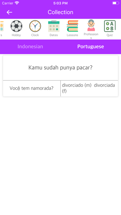 Screenshot #3 pour Indonesian Portuguese