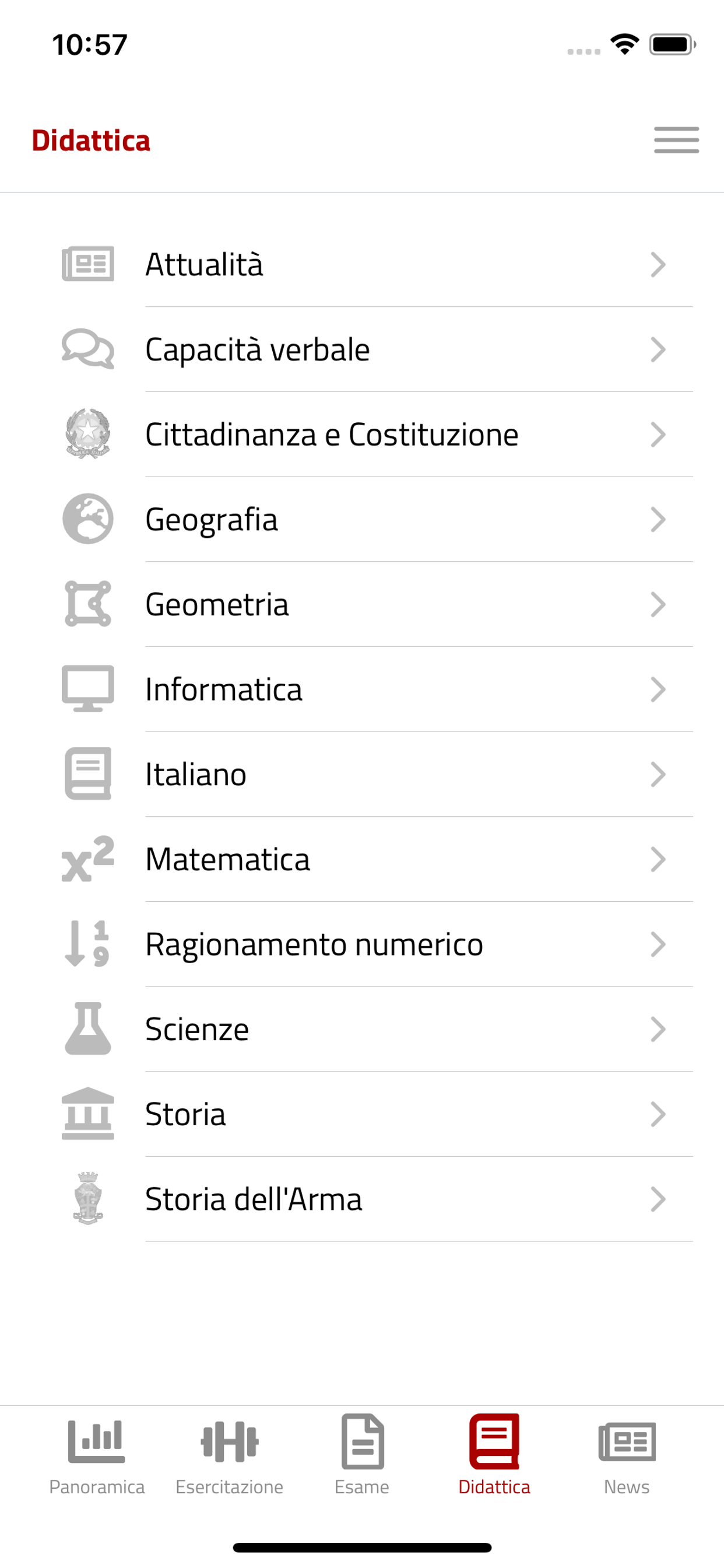Simulatore Concorsi