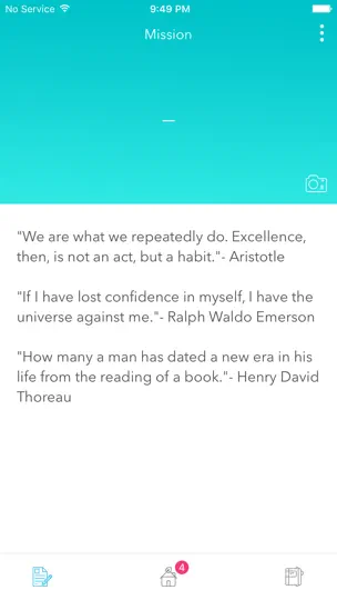 Screenshot von Weple Diary auf dem iPhone 5