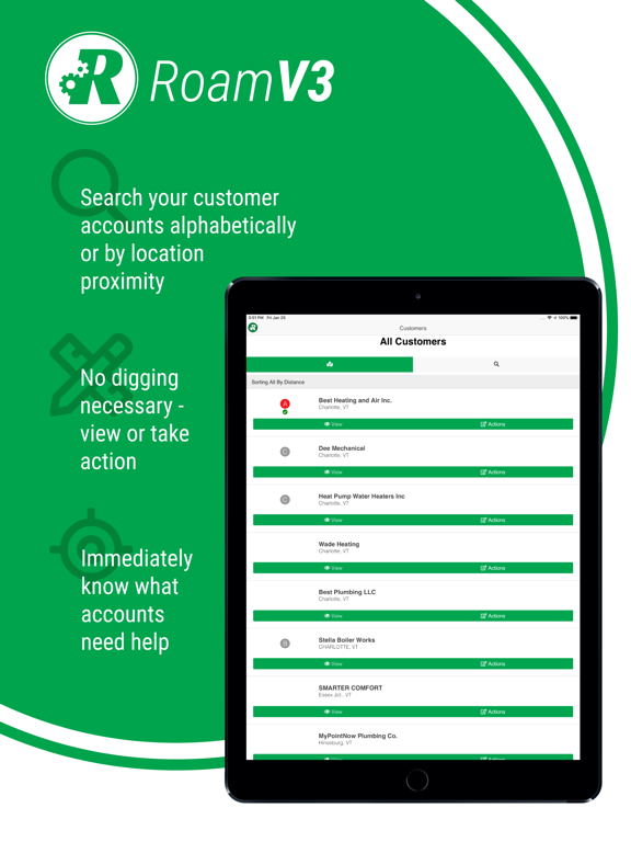 RoamV3 iPad screenshot 2 - Productivity app