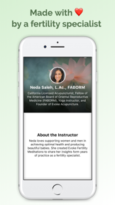 Evoke Fertility Meditations screenshot