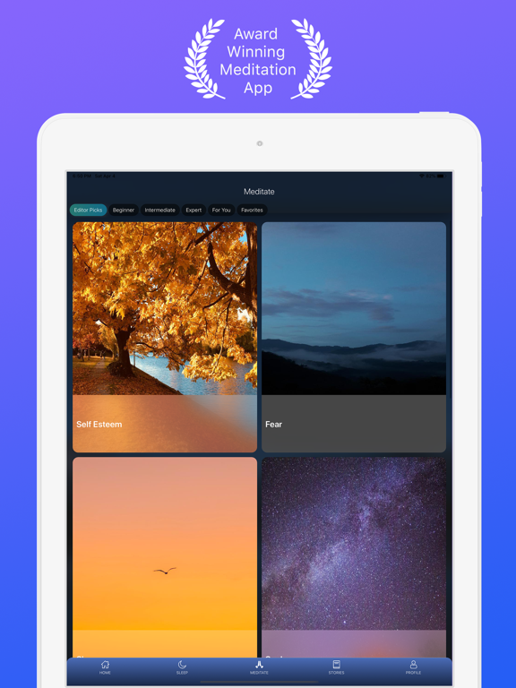 Screenshot #1 for Bluezen: Meditation and Sleep