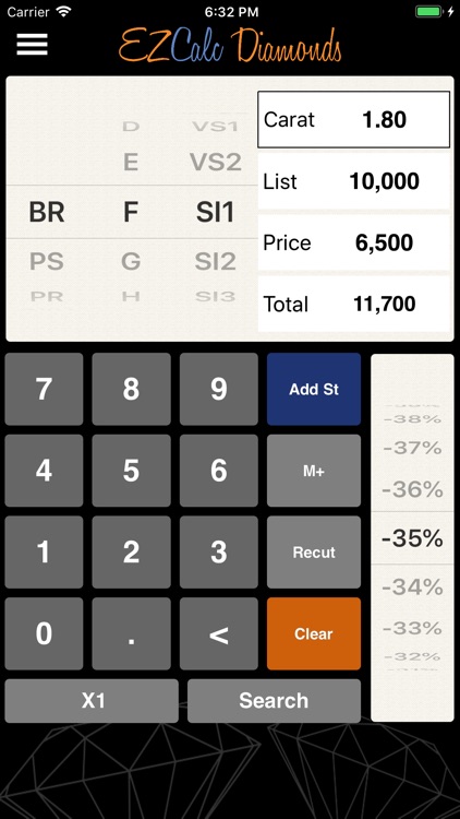 EZcalc Diamonds