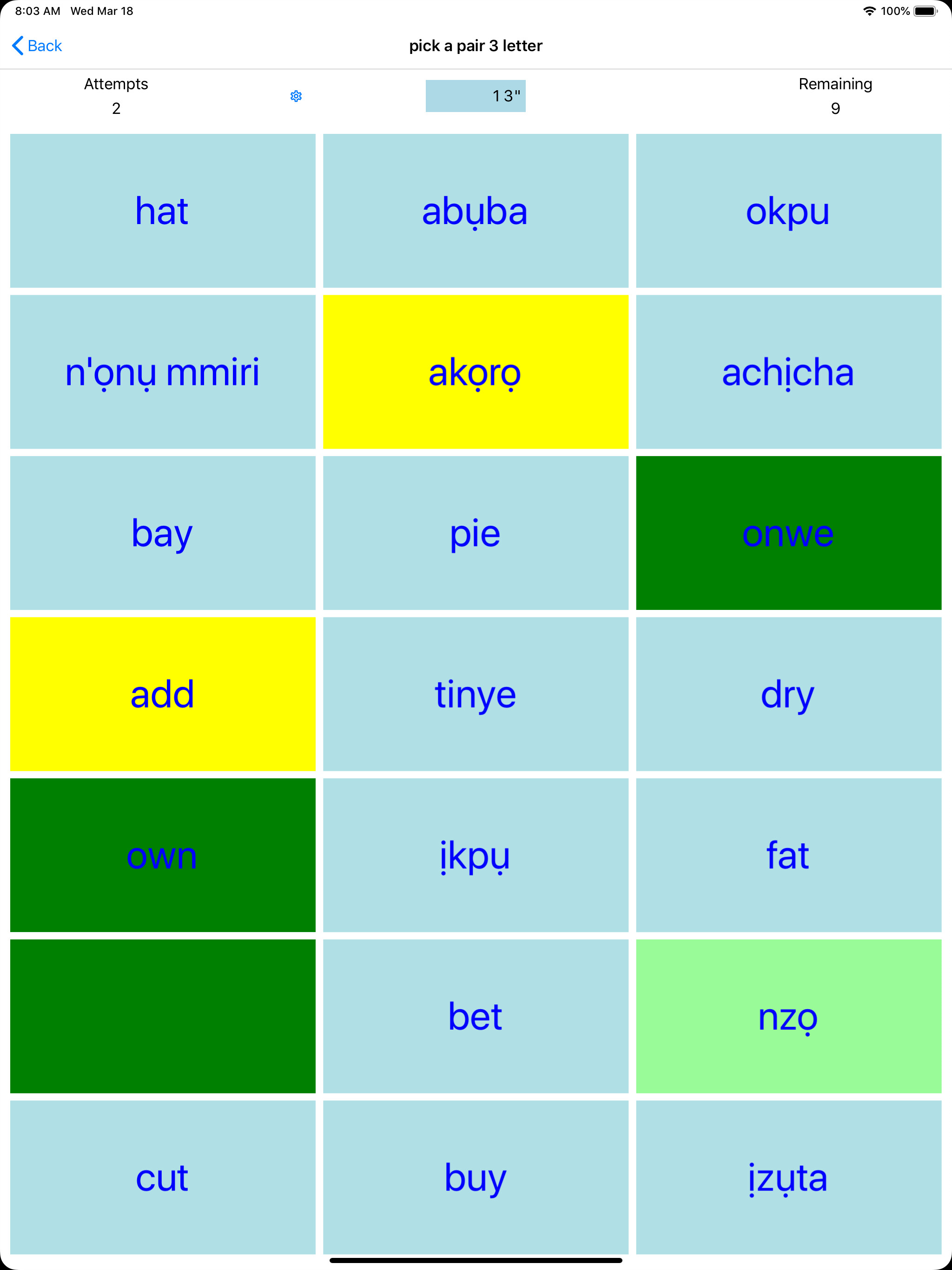 PickAPair Igbo - English screenshot 5