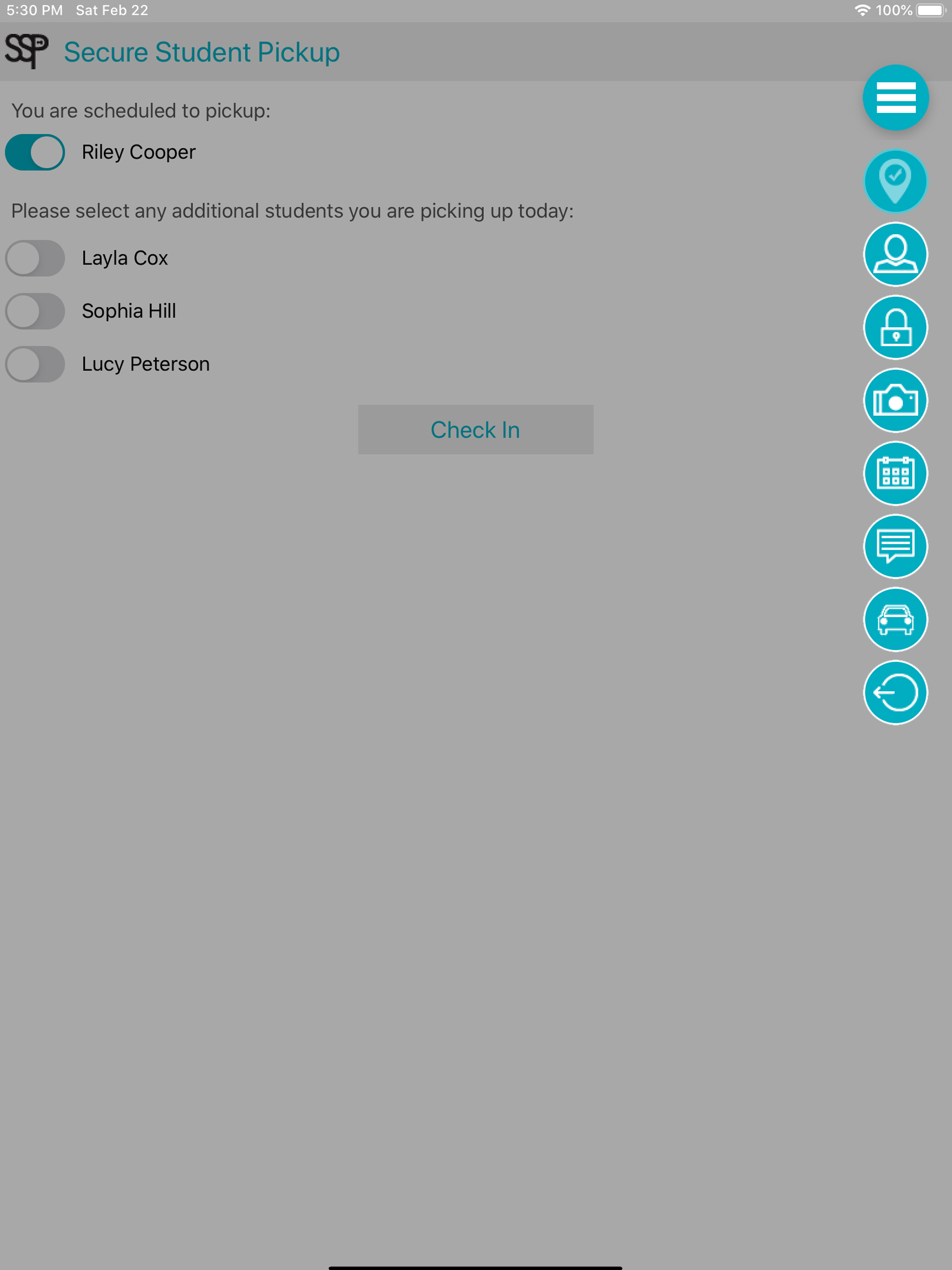Secure Student Pickup