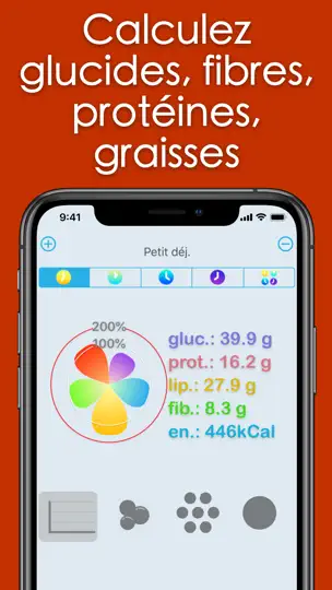 Capture d'écran de Calories Minute Access sur iPhone 3