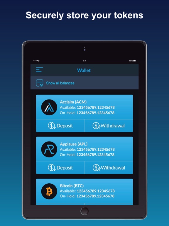 Screenshot #6 pour ACM Blockchain Wallet