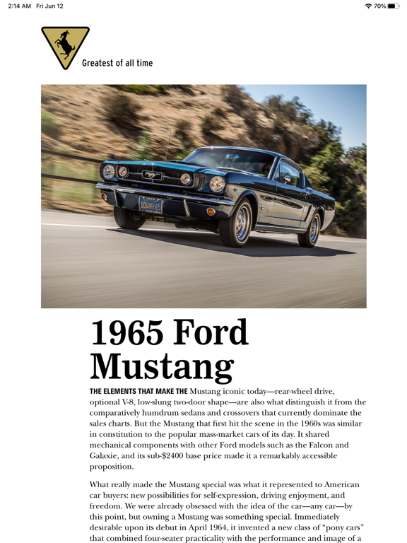 Car and Driver Magazine US iPad screenshot 4 - Lifestyle app