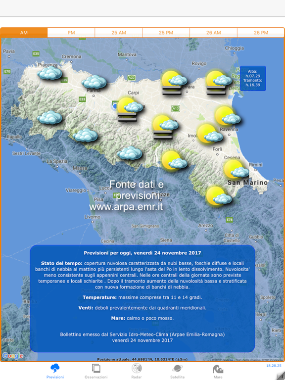 Screenshot #4 pour METEO EMILIA ROMAGNA