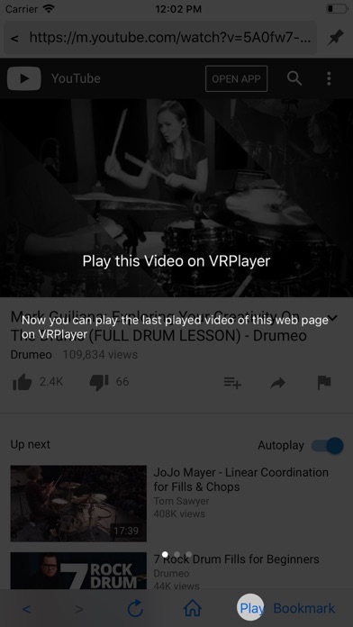 How to cancel & delete VRPlayer : 2D 3D 360° Video from iphone & ipad 4