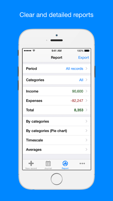 Filki - Expenses and Income Screenshot