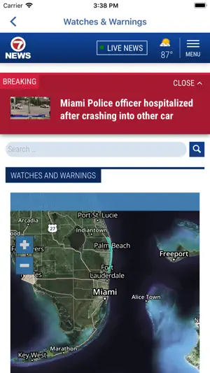 WSVN Hurricane Tracker screenshot 3