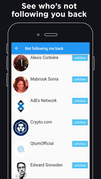 Followers Scan and tracker