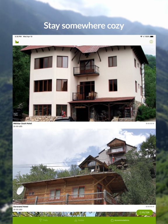 HIKEArmenia iPad screenshot 5 - Travel app