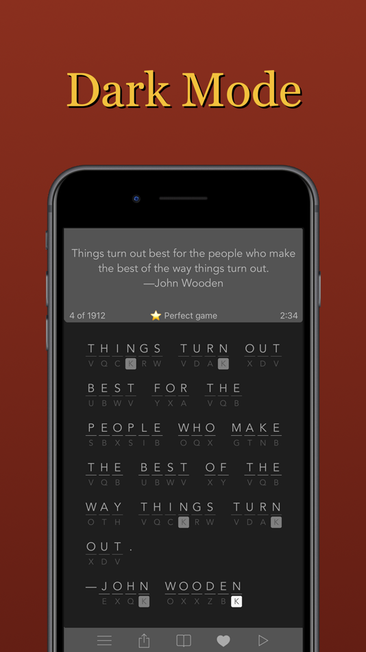 #2. Cryptogram (iOS) 由: Norman Basham