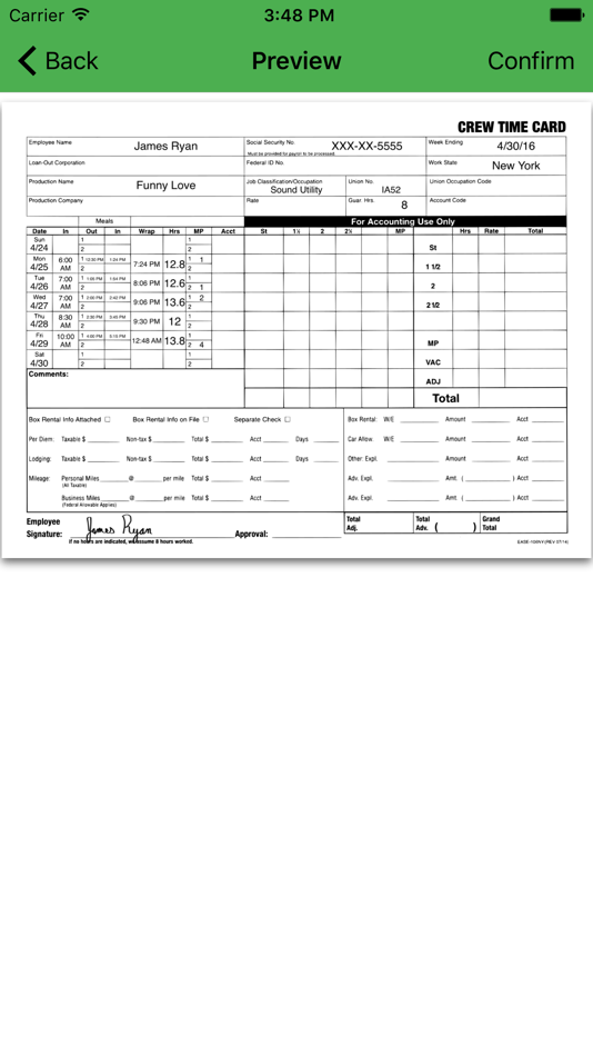 #4. Timecard Buddy (macOS) 由: New Endian LLC
