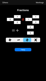 fractions calculator iphone capturas de pantalla 4