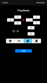 Fractions Calculator screenshot