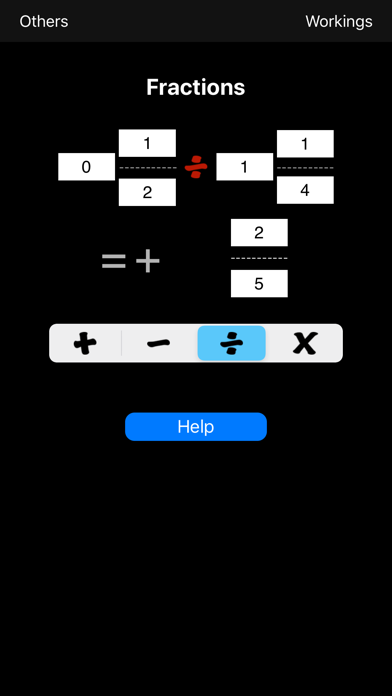 Fractions Calculatorのおすすめ画像4