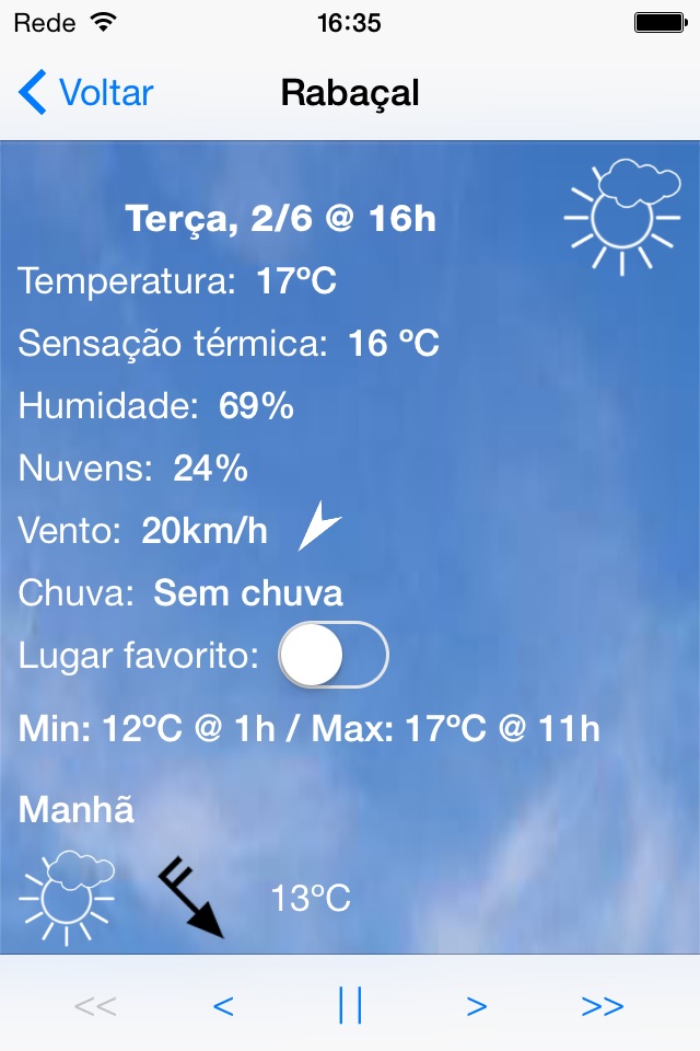 Madeira Weather screenshot 3