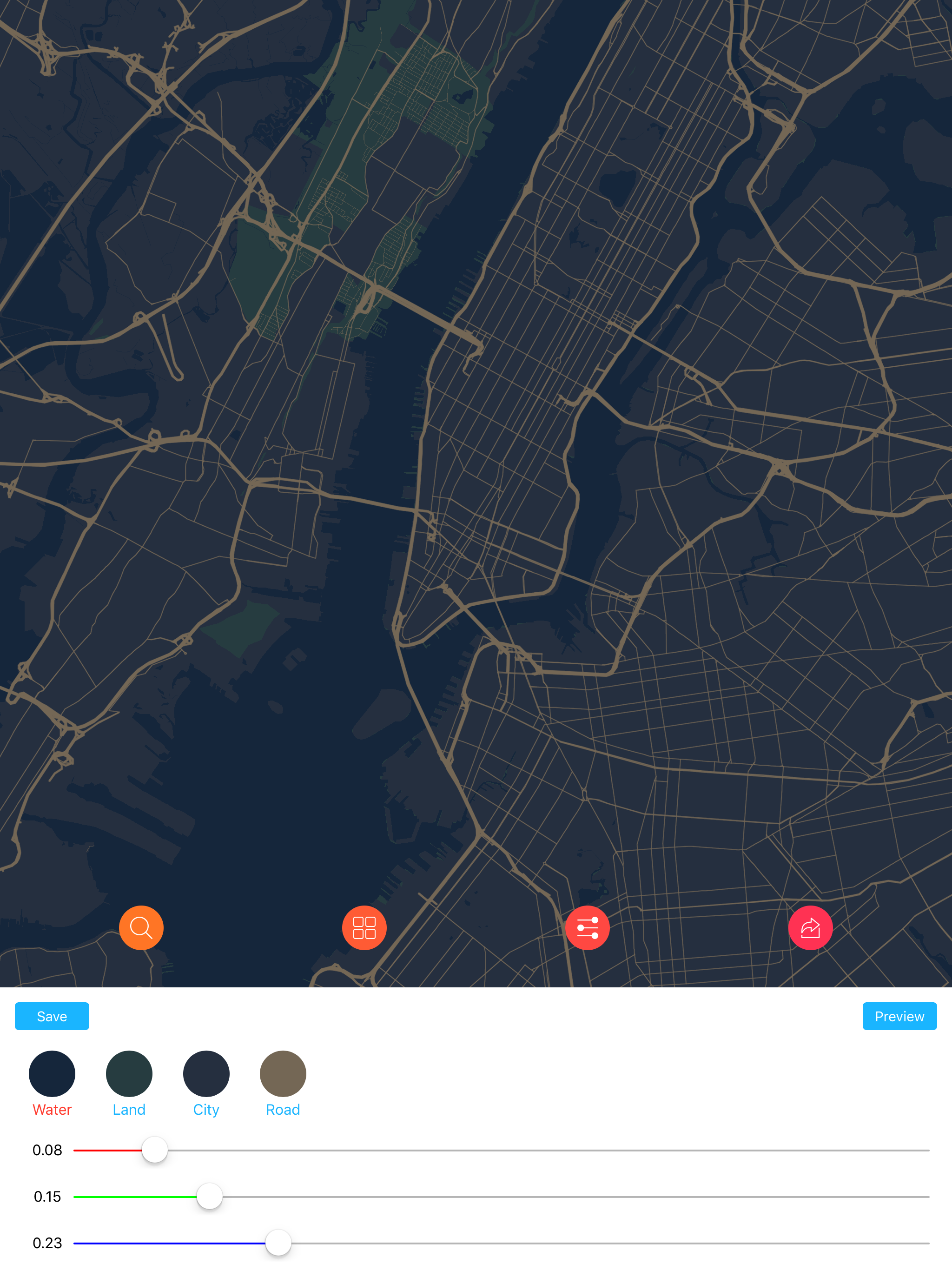 ArtMap - Use map as wallpaper