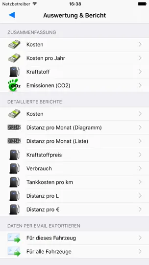 Screenshot von Car Manager For Cars & Bikes auf dem iPhone 5
