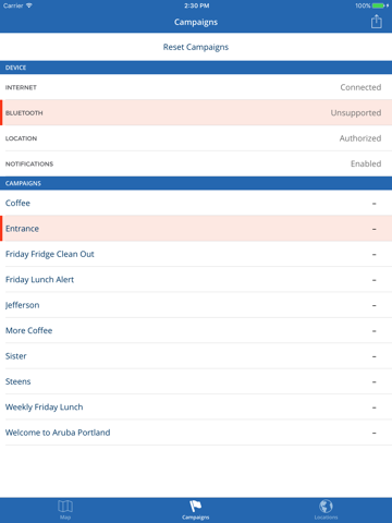 Aruba Beacons screenshot 2