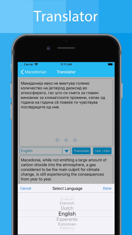 #3. Macedonian Keyboard Translator (iOS) Podle: Piyush Parsaniya