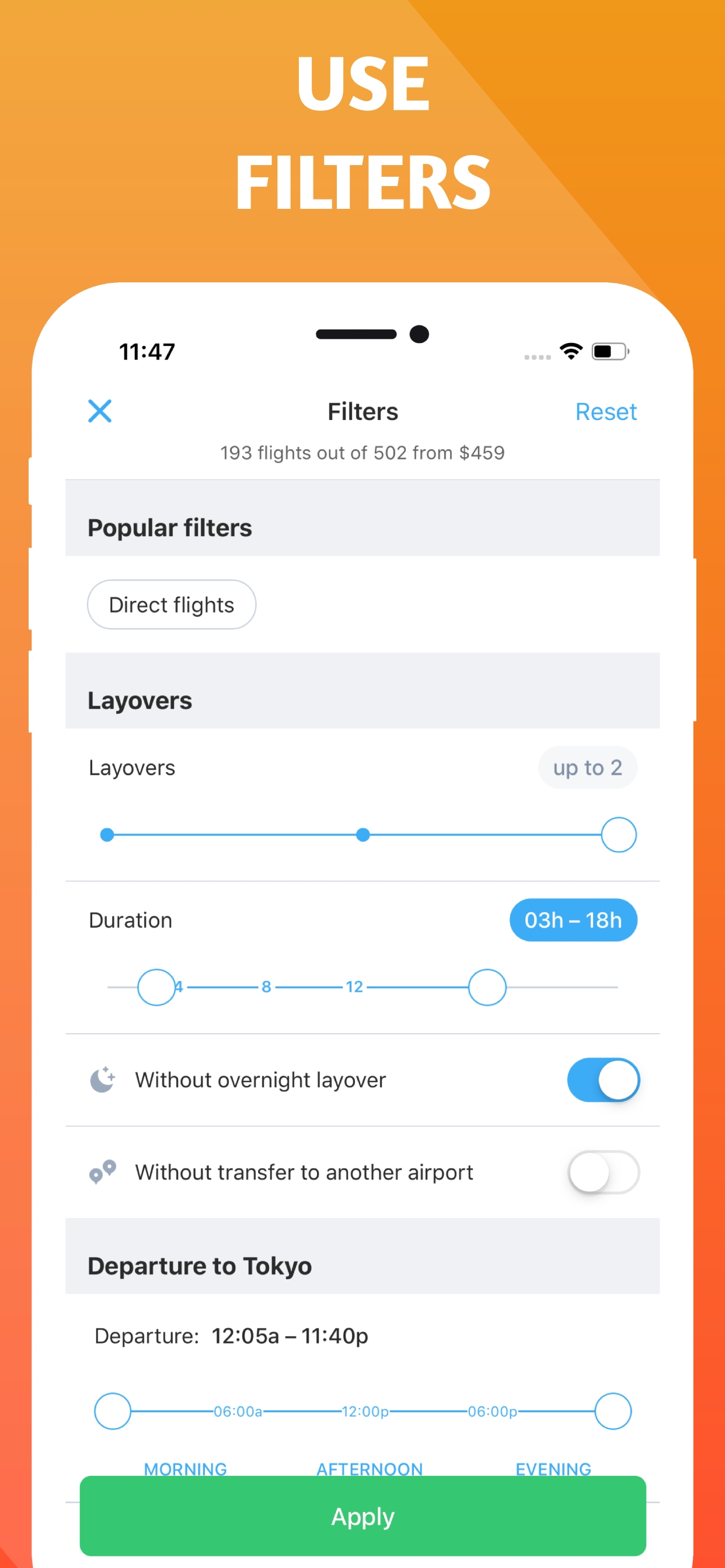 Flightsapp: Compare Deals App screenshot 6