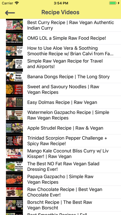 The Raw Advantage Raw Recipes Screenshot
