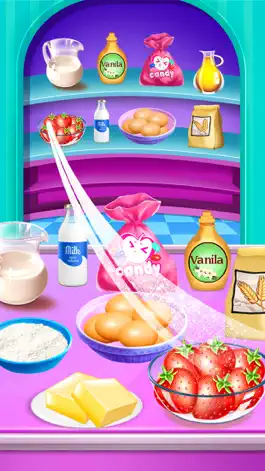 Game screenshot земляничная кекс пекарня игры! apk