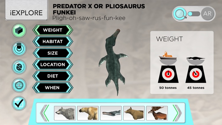 Extinct Animals iExplore AR