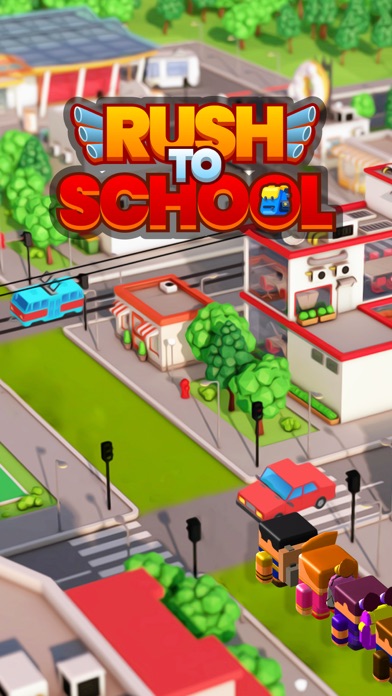 How to cancel & delete Rush to School - Road Crossing from iphone & ipad 1