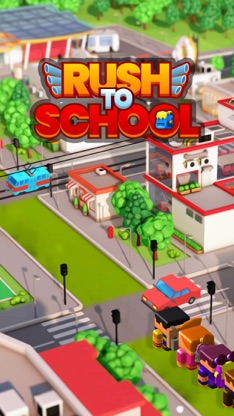 Rush to School - Road Crossing screenshot 1