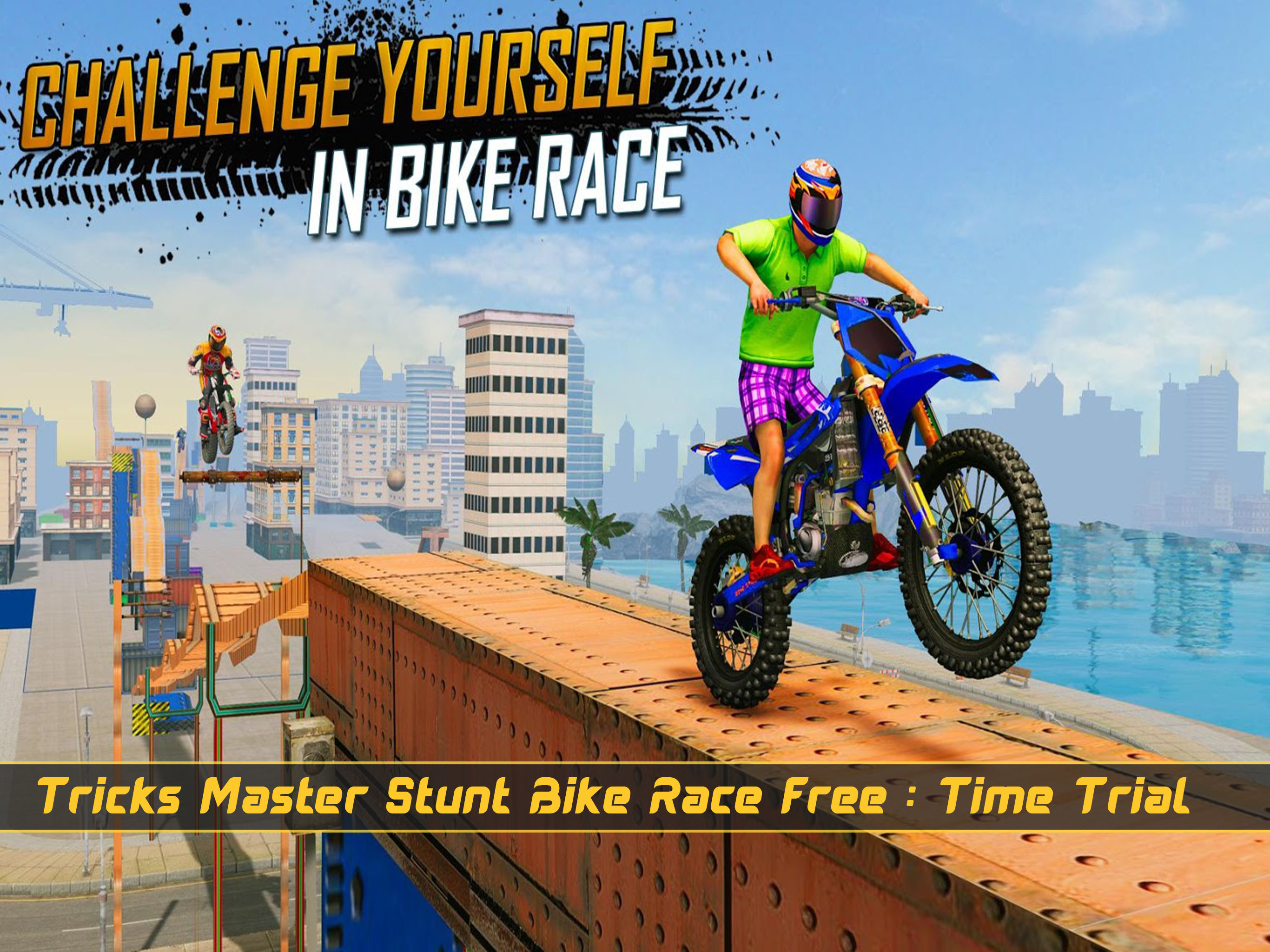 Tricky Bike Stunt Racing Game screenshot 6