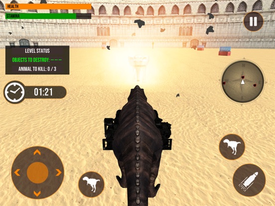 Screenshot #5 pour Dinosaur in Fighting Arena