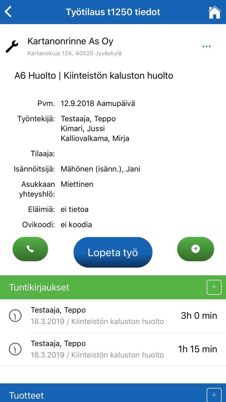 iPhone screenshot