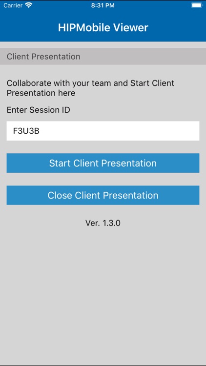 HIP Client Presentation