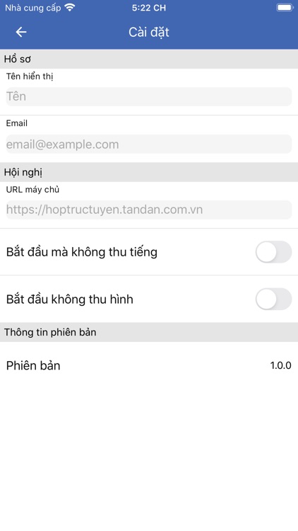 TDMeeting - Họp trực tuyến